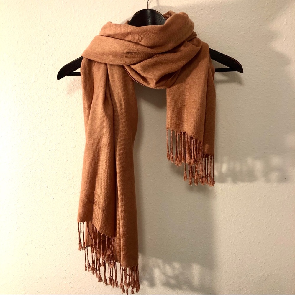 Rose Fringe Scarf